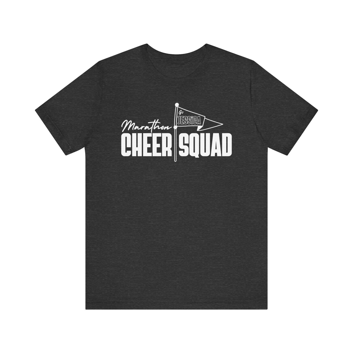 CUSTOM NAME - Marathon Cheer Squad - Short Sleeve Tee (5 color options)