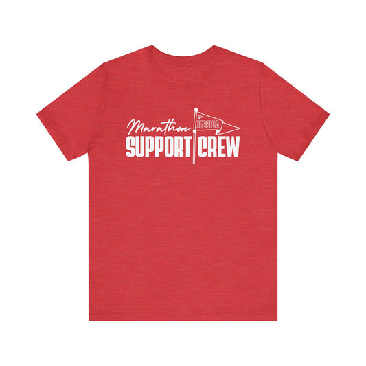 CUSTOM NAME - Marathon Support Crew - Short Sleeve Tee (5 color options)