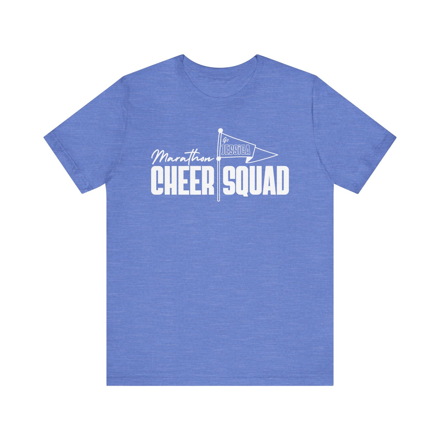 CUSTOM NAME - Marathon Cheer Squad - Short Sleeve Tee (5 color options)