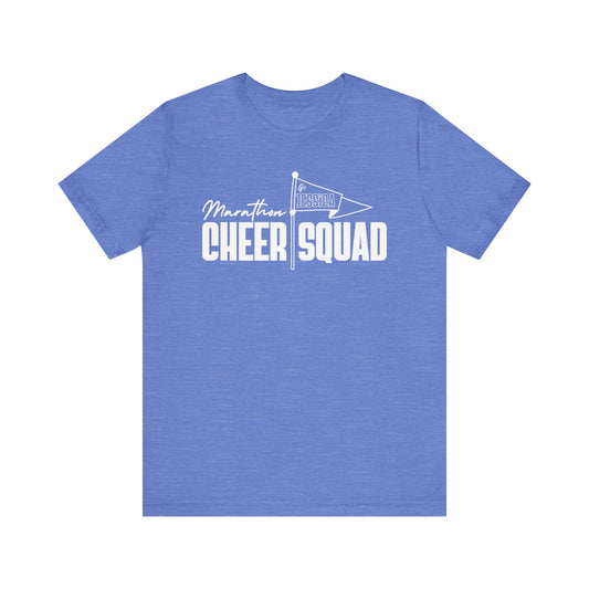 CUSTOM NAME - Marathon Cheer Squad - Short Sleeve Tee (5 color options)