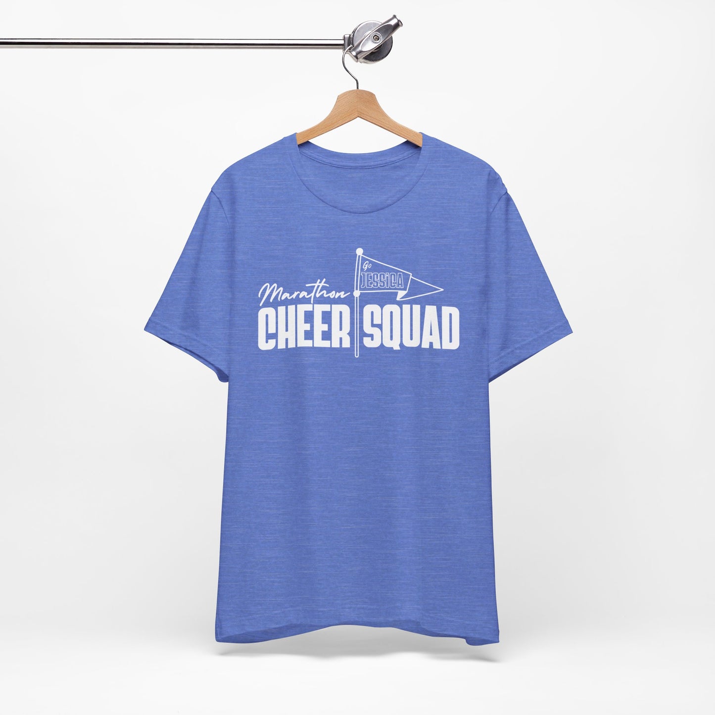 CUSTOM NAME - Marathon Cheer Squad - Short Sleeve Tee (5 color options)