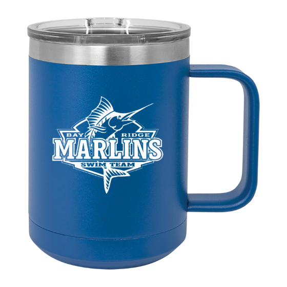 Marlins - Coffee Mug Tumbler, 15oz