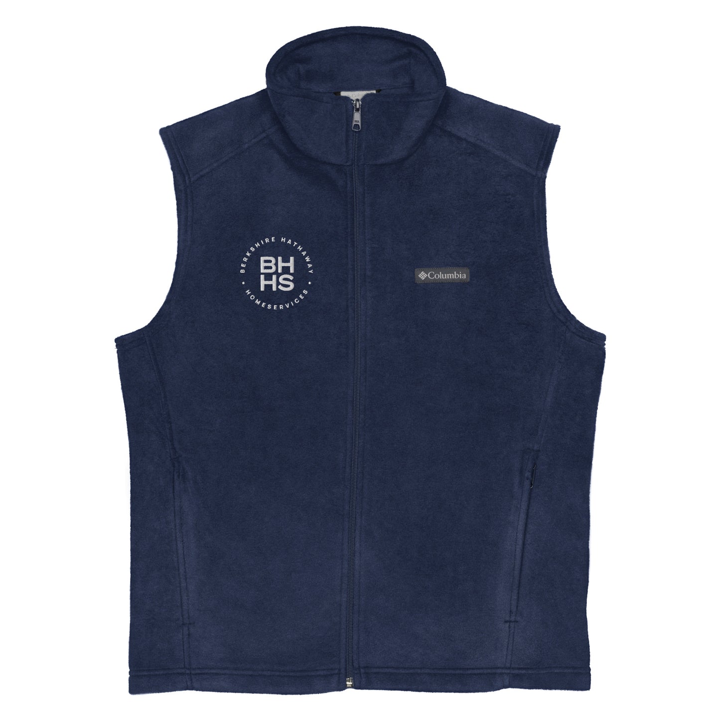 BHHS - Men’s Embroidered Fleece Vest (Black / Navy)