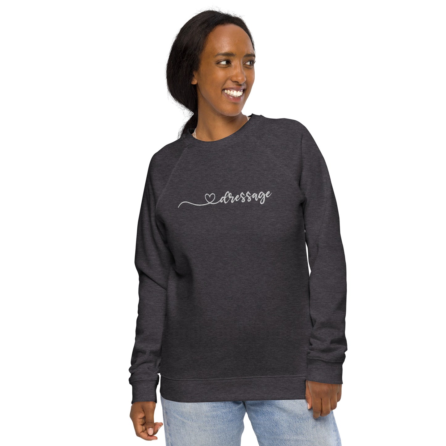 Signature 'Heart Dressage' Embroidered Raglan Sweatshirt