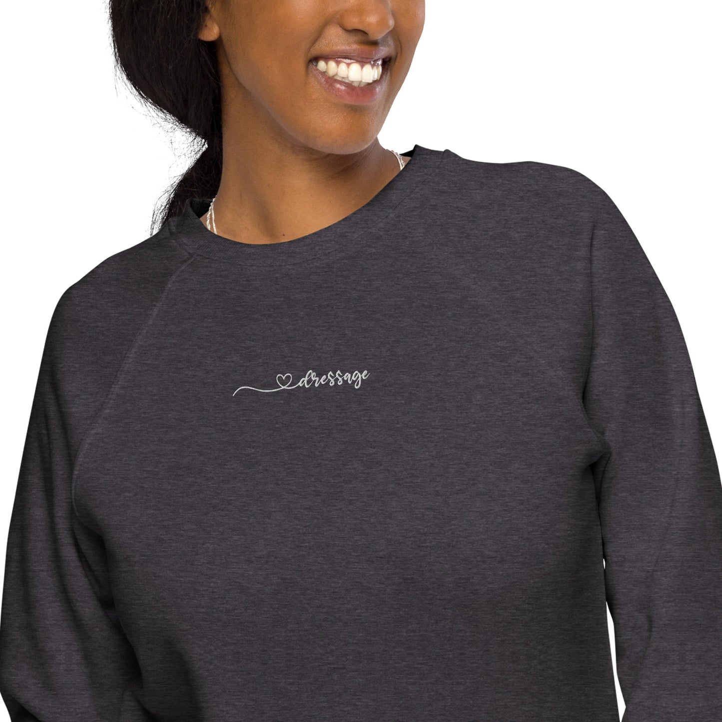 Signature 'Heart Dressage' Embroidered Raglan Sweatshirt