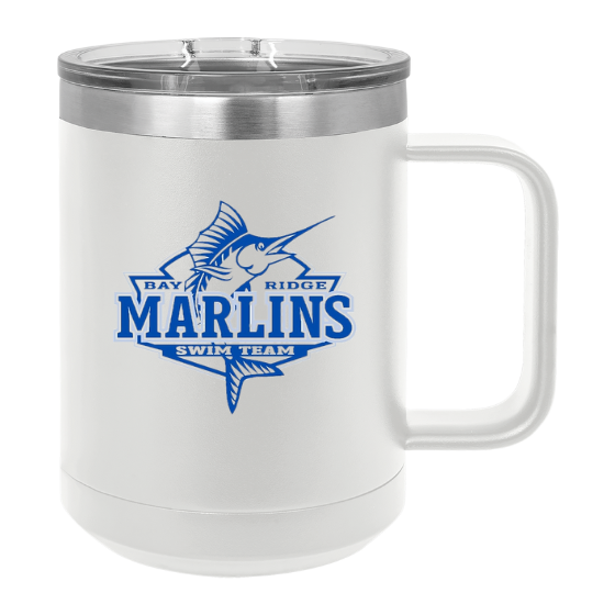 Marlins - Coffee Mug Tumbler, 15oz