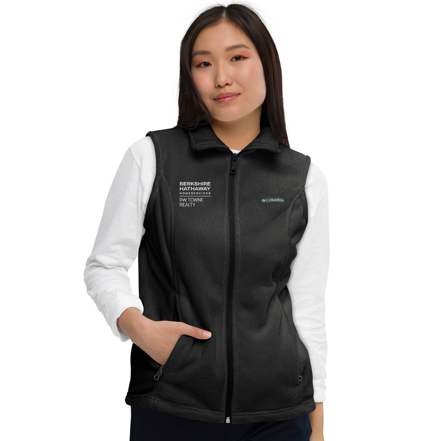 BHHS RW TOWNE - Women’s Embroidered Fleece Vest