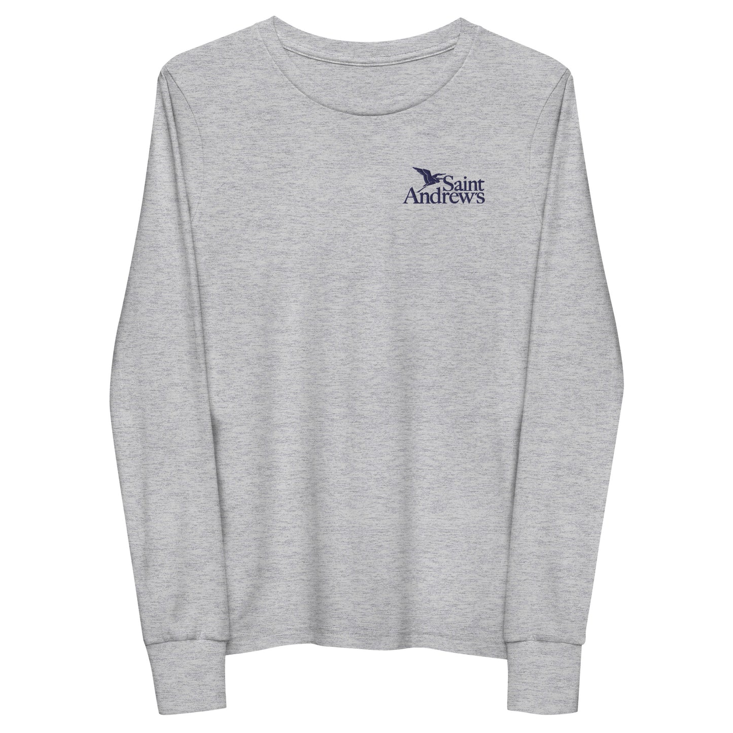 Saint Andrew's - (Youth) Embroidered Long Sleeve Tee